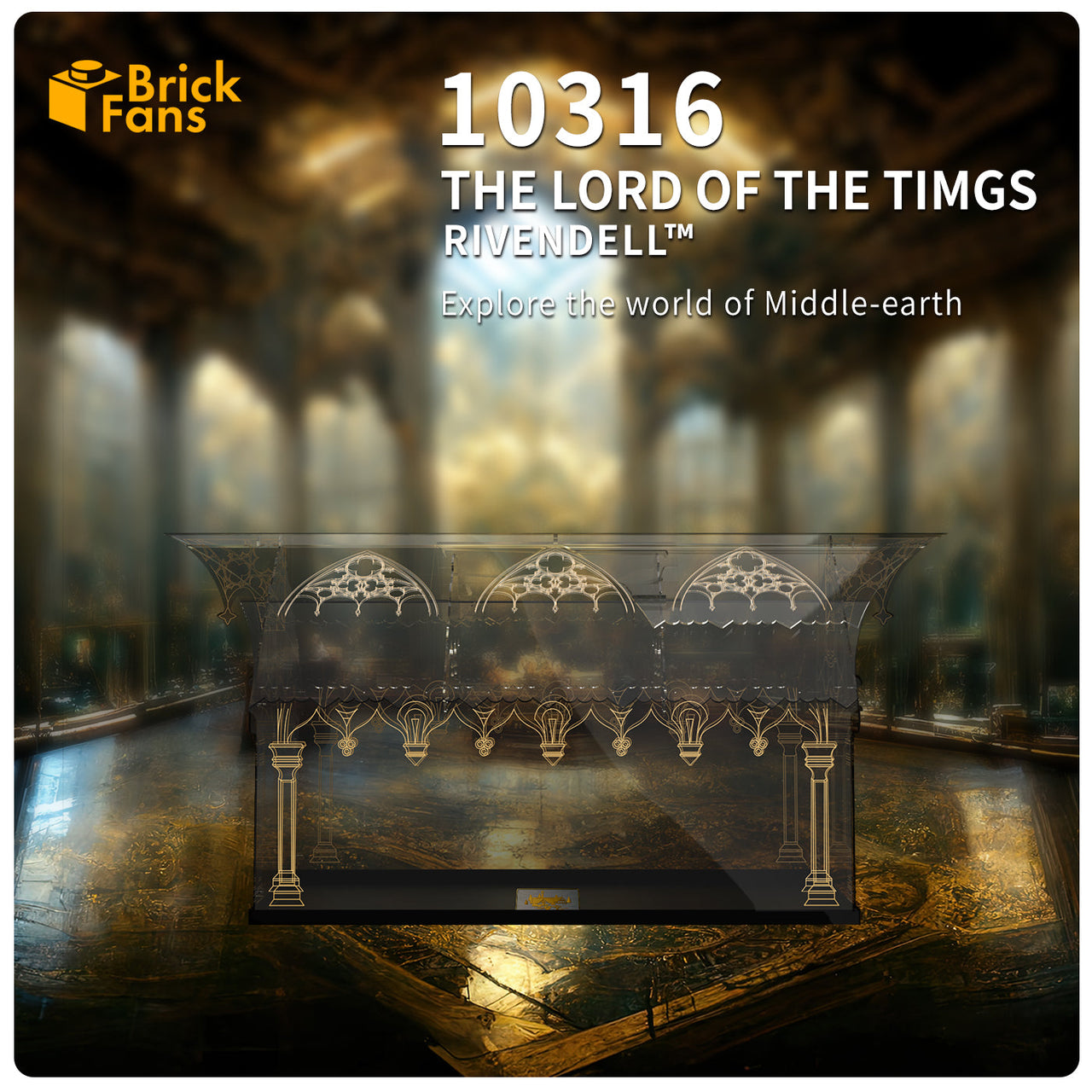 Lego The Lord of the Rings: Rivendell 10316 Display Case