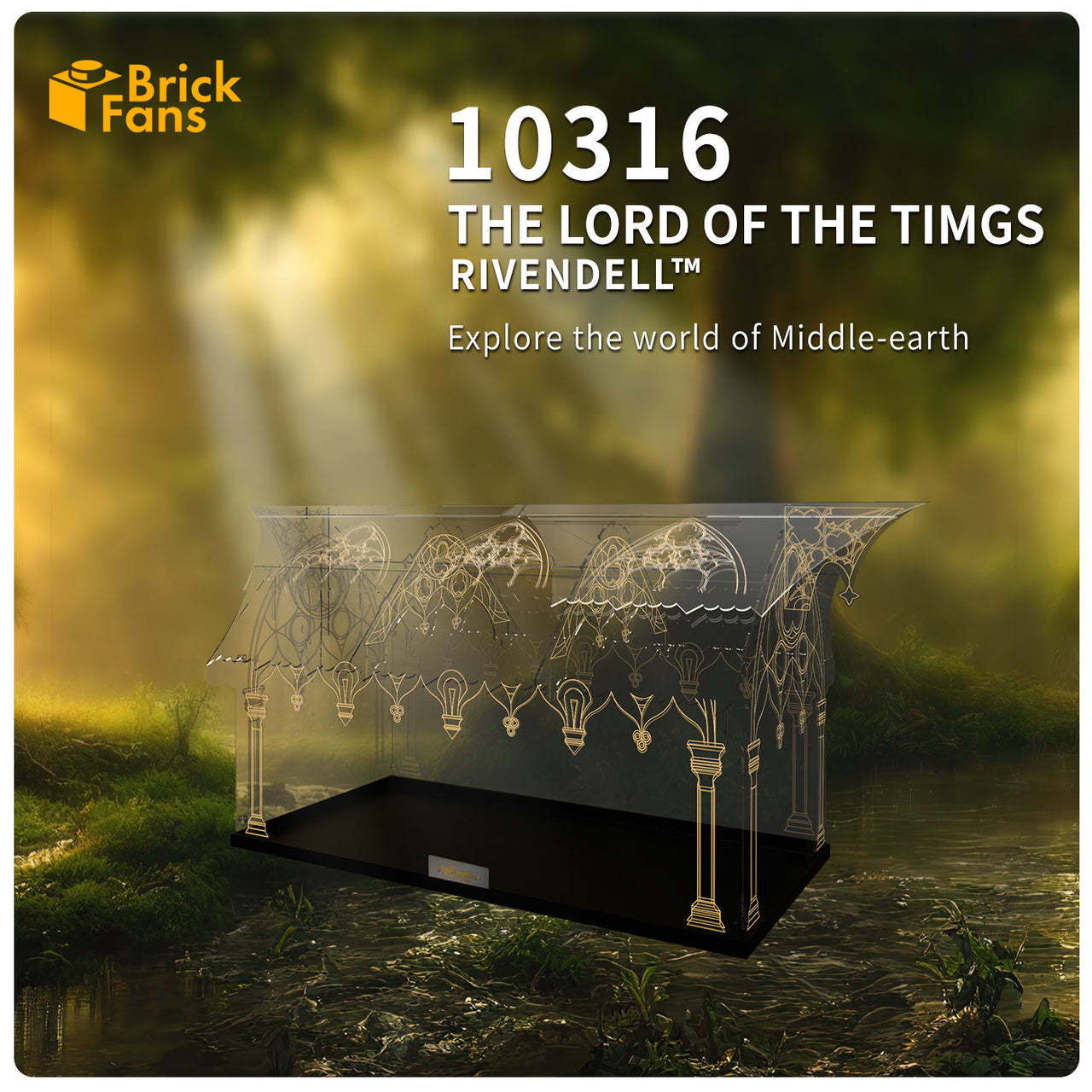 Lego The Lord of the Rings: Rivendell 10316 Display Case