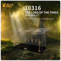 Lego The Lord of the Rings: Rivendell 10316 Display Case