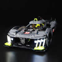 Lego PEUGEOT 9X8 24H Le Mans Hybrid Hypercar 42156 Light Kit