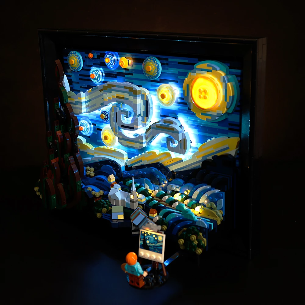 Lego Vincent van Gogh - The Starry Night 21333 Light Kit