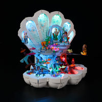 Lego The Little Mermaid Royal Clamshell 43225 Light Kit
