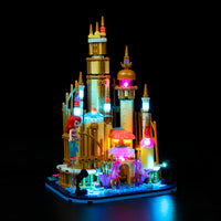 Lego Mini Disney Ariel's Castle 40708 Light Kit