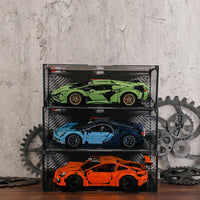 lego Technic Racing Car Display Case Metal Build Compatible with 42125 42083 42096 10295 42056 42115 42141 42171 42172