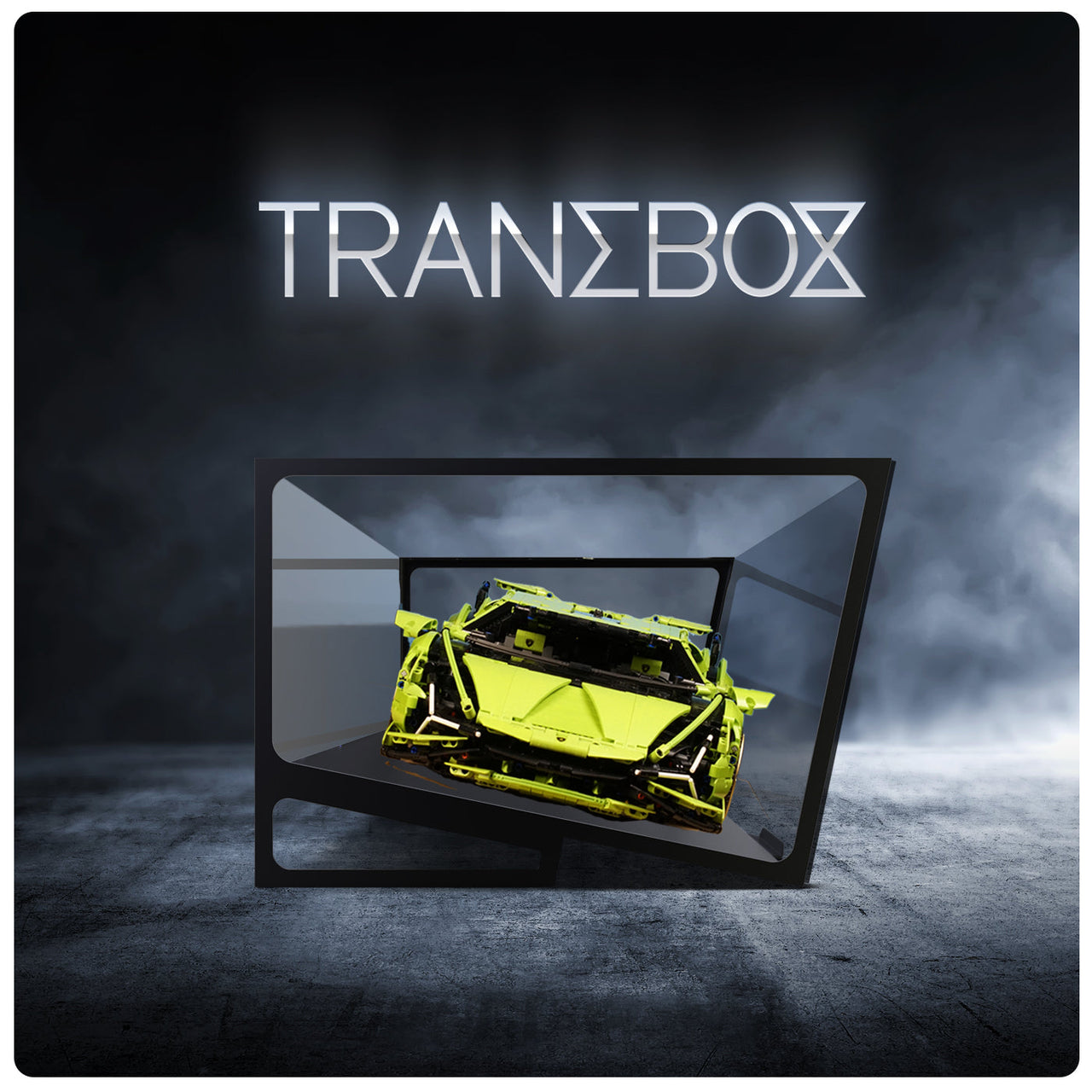 lego Technic Racing Car Display Case Metal Build Compatible with 42125 42083 42096 10295 42056 42115 42141 42171 42172
