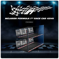 Lego 42141 McLaren Formula 1 Race Car Display Case - Metal Build