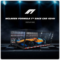 Lego 42141 McLaren Formula 1 Race Car Display Case - Metal Build