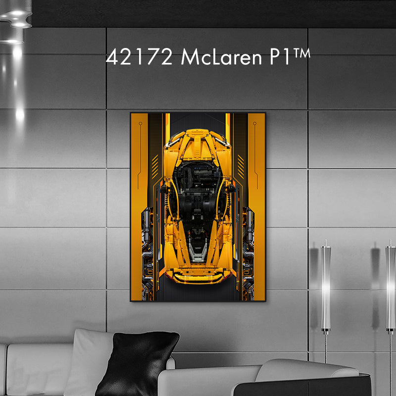 Lego 42172 McLaren P1 Display Wallboard