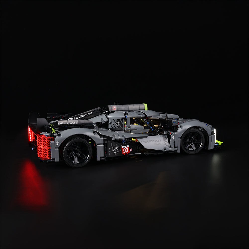Lego PEUGEOT 9X8 24H Le Mans Hybrid Hypercar 42156 Light Kit