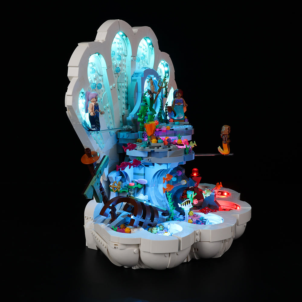 Lego The Little Mermaid Royal Clamshell 43225 Light Kit