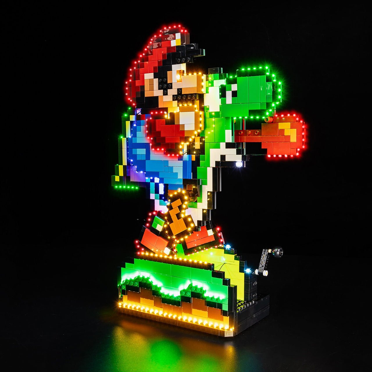 Lego Super Mario World - Mario and Yoshi 71438 Light Kit