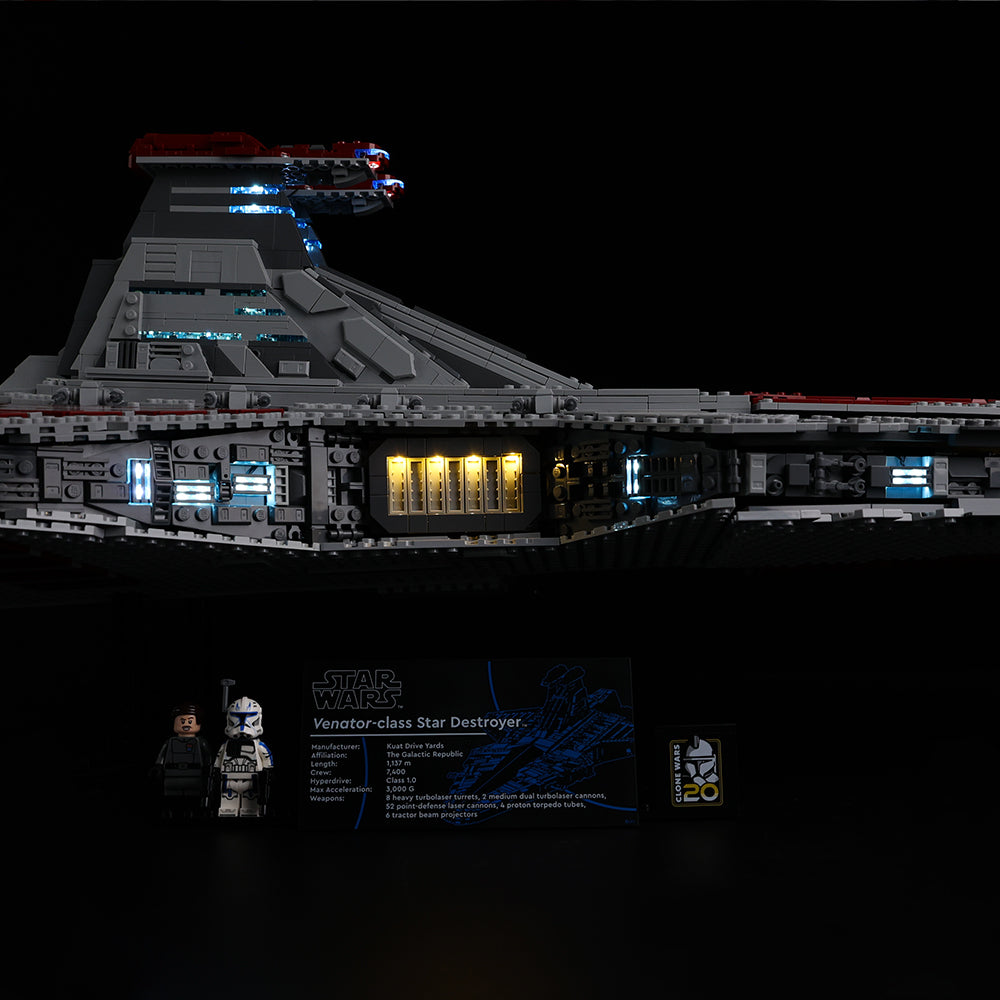 Lego Venator-Class Republic Attack Cruiser 75367 Light Kit
