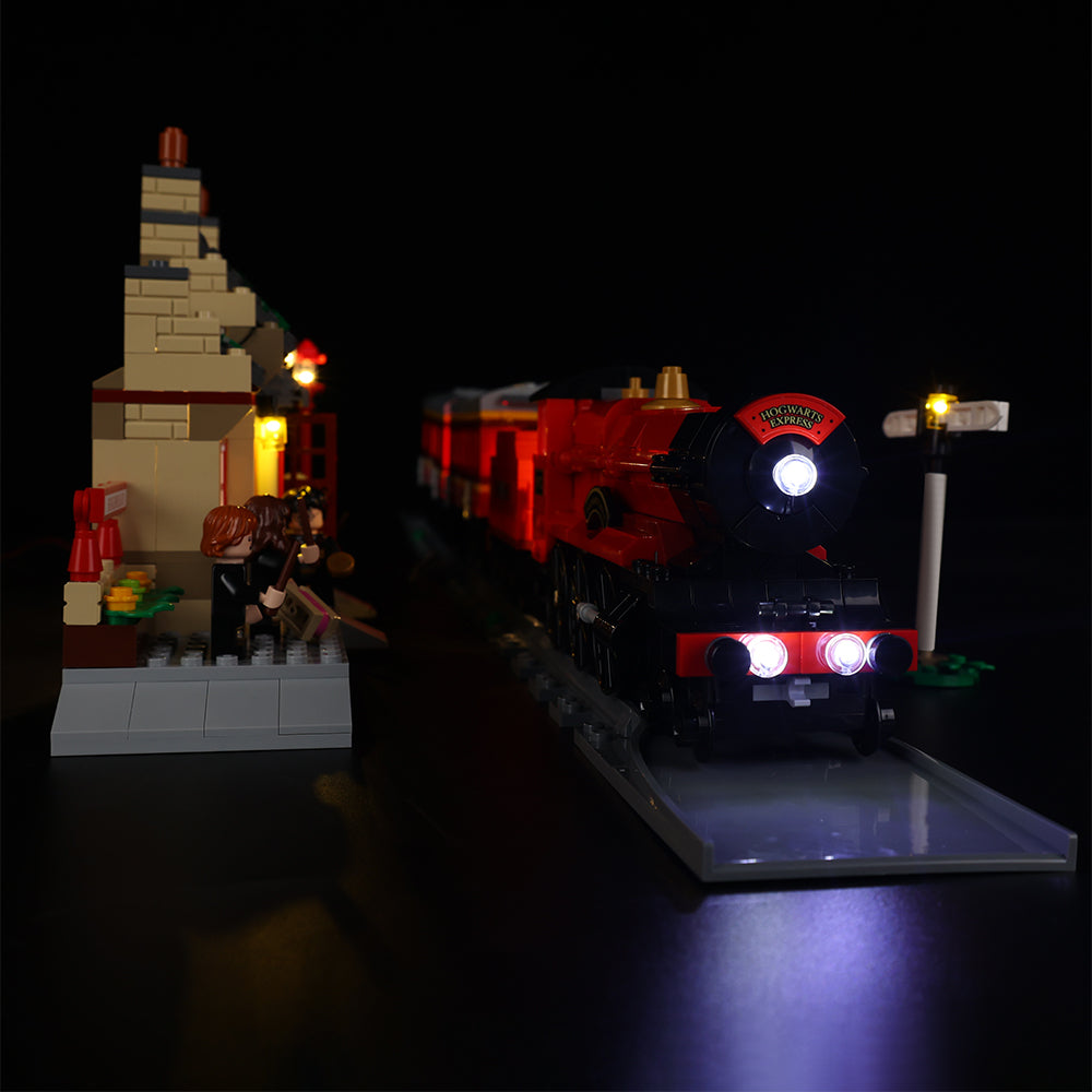 Lego Hogwarts Express Train Set with Hogsmeade Station 76423 Light Kit