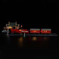 Lego Hogwarts Express Train Set with Hogsmeade Station 76423 Light Kit