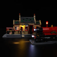 Lego Hogwarts Express Train Set with Hogsmeade Station 76423 Light Kit