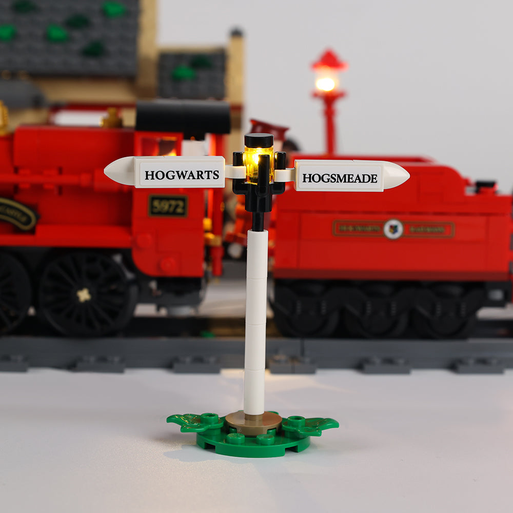 Lego Hogwarts Express Train Set with Hogsmeade Station 76423 Light Kit