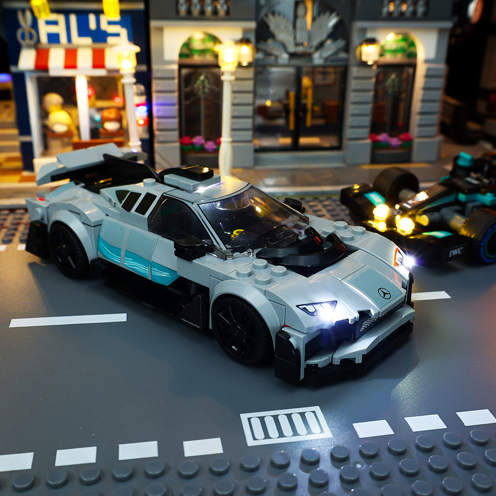 Lego Mercedes-AMG F1 W12 E Performance & Mercedes-AMG Project One 76909 Light Kit