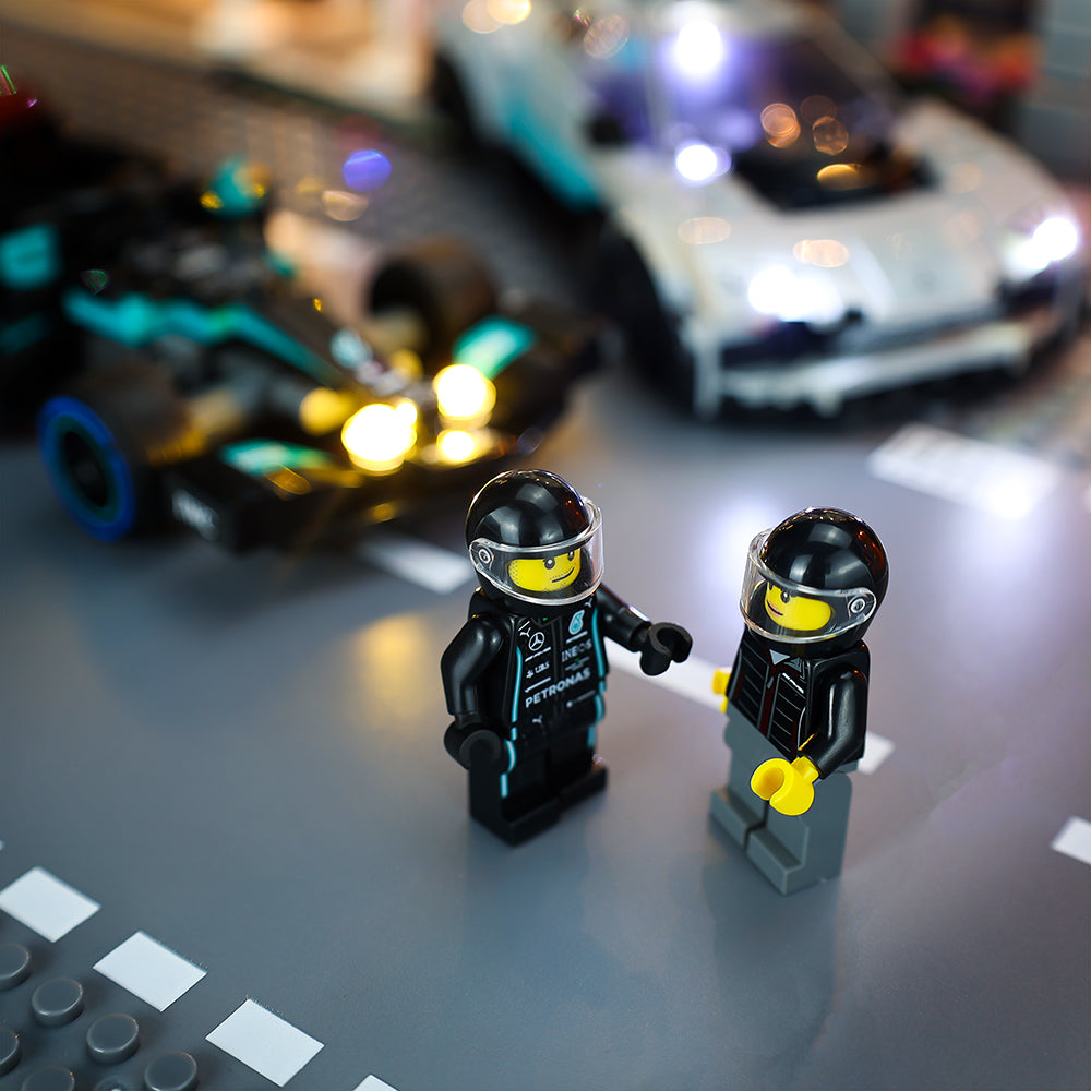 Lego Mercedes-AMG F1 W12 E Performance & Mercedes-AMG Project One 76909 Light Kit