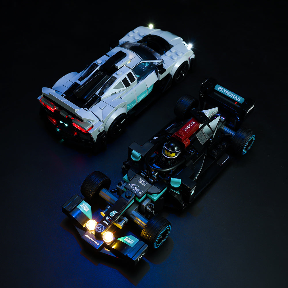 Lego Mercedes-AMG F1 W12 E Performance & Mercedes-AMG Project One 76909 Light Kit