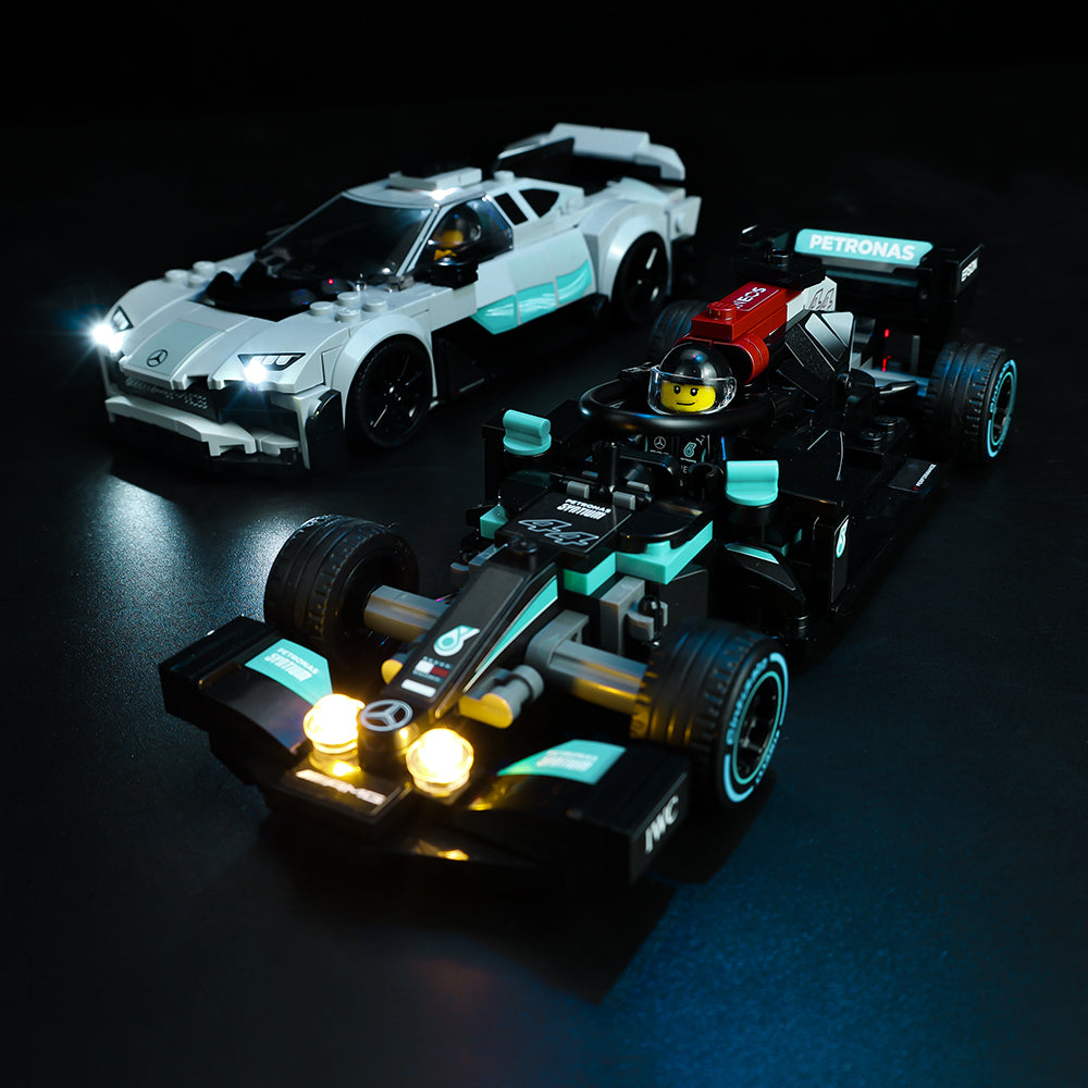 Lego Mercedes-AMG F1 W12 E Performance & Mercedes-AMG Project One 76909 Light Kit