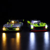 Lego Aston Martin Valkyrie AMR Pro and Aston Martin Vantage GT3 76910 Light Kit