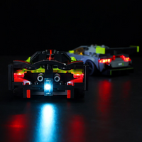 Lego Aston Martin Valkyrie AMR Pro and Aston Martin Vantage GT3 76910 Light Kit
