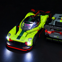 Lego Aston Martin Valkyrie AMR Pro and Aston Martin Vantage GT3 76910 Light Kit