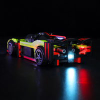 Lego Aston Martin Valkyrie AMR Pro and Aston Martin Vantage GT3 76910 Light Kit