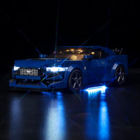 Lego Ford Mustang Dark Horse Sports Car 76920 Light Kit