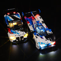 Lego BMW M4 GT3 & BMW M Hybrid V8 Race Cars 76922 Light Kit