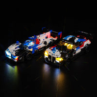 Lego BMW M4 GT3 & BMW M Hybrid V8 Race Cars 76922 Light Kit