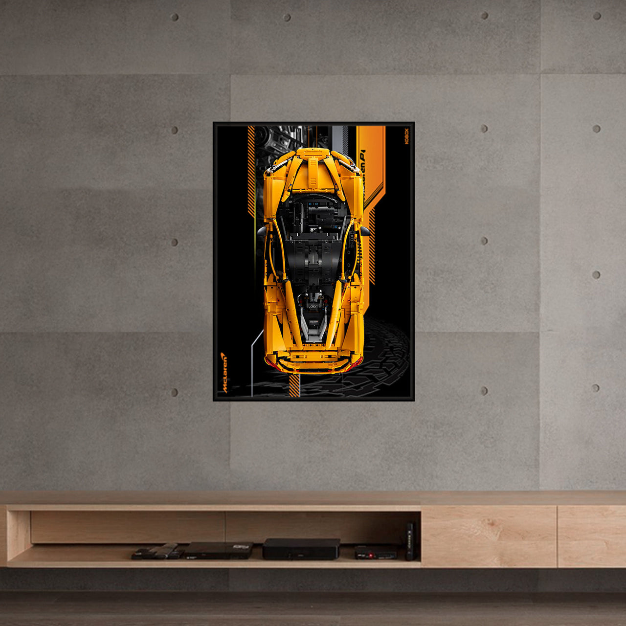 Lego 42172 McLaren P1 Display Wallboard