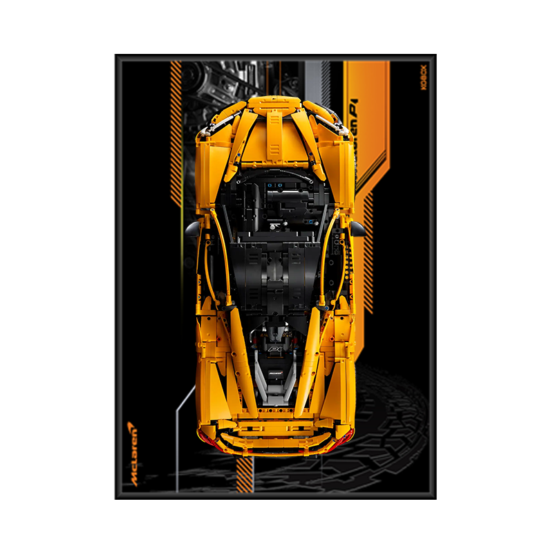 Lego 42172 McLaren P1 Display Wallboard