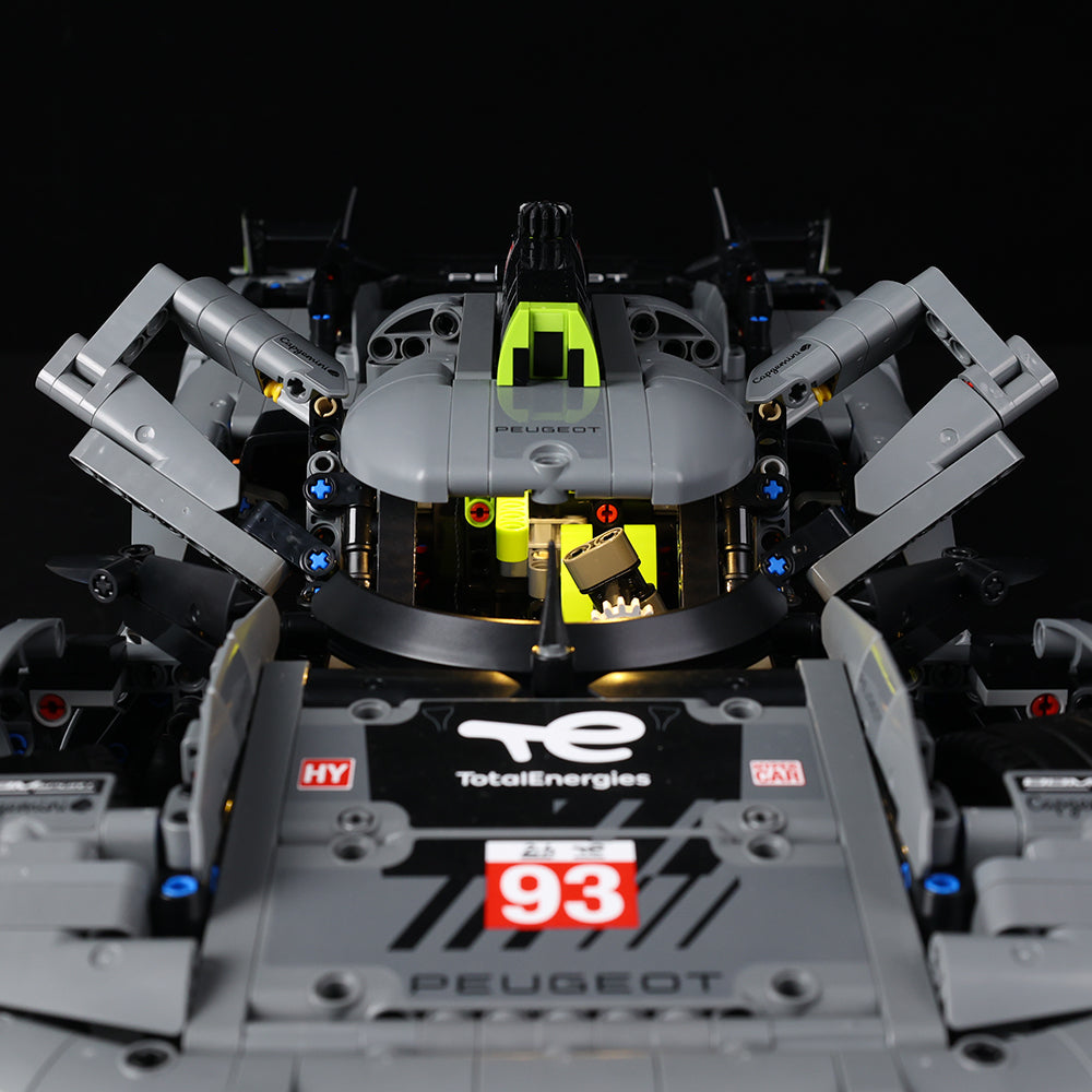 Lego PEUGEOT 9X8 24H Le Mans Hybrid Hypercar 42156 Light Kit