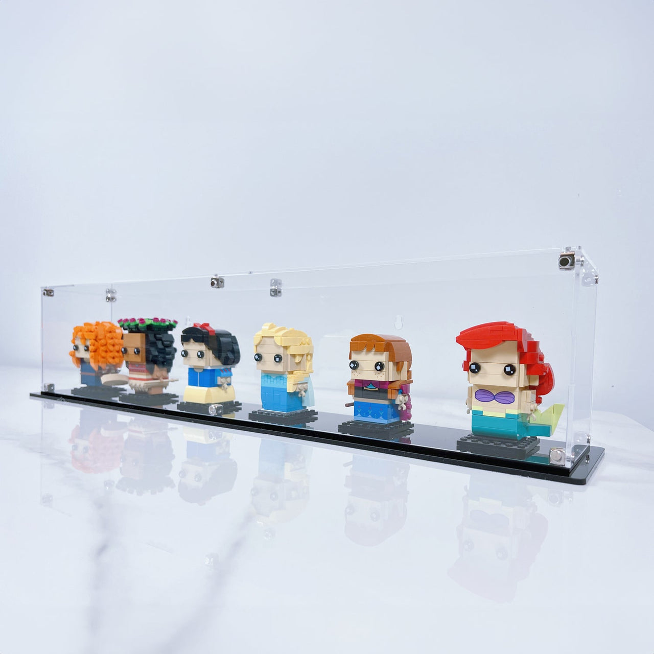 Premium Wall Mounted Display Case for Six Lego Headz