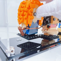 Premium Wall Mounted Display Case for Six Lego Headz