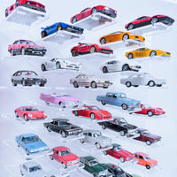Premium 1:64 Diecast Cars Display Case for 38 Cars & Six Haulers, Hot Wheels, Tomica, Matchbox, Siku