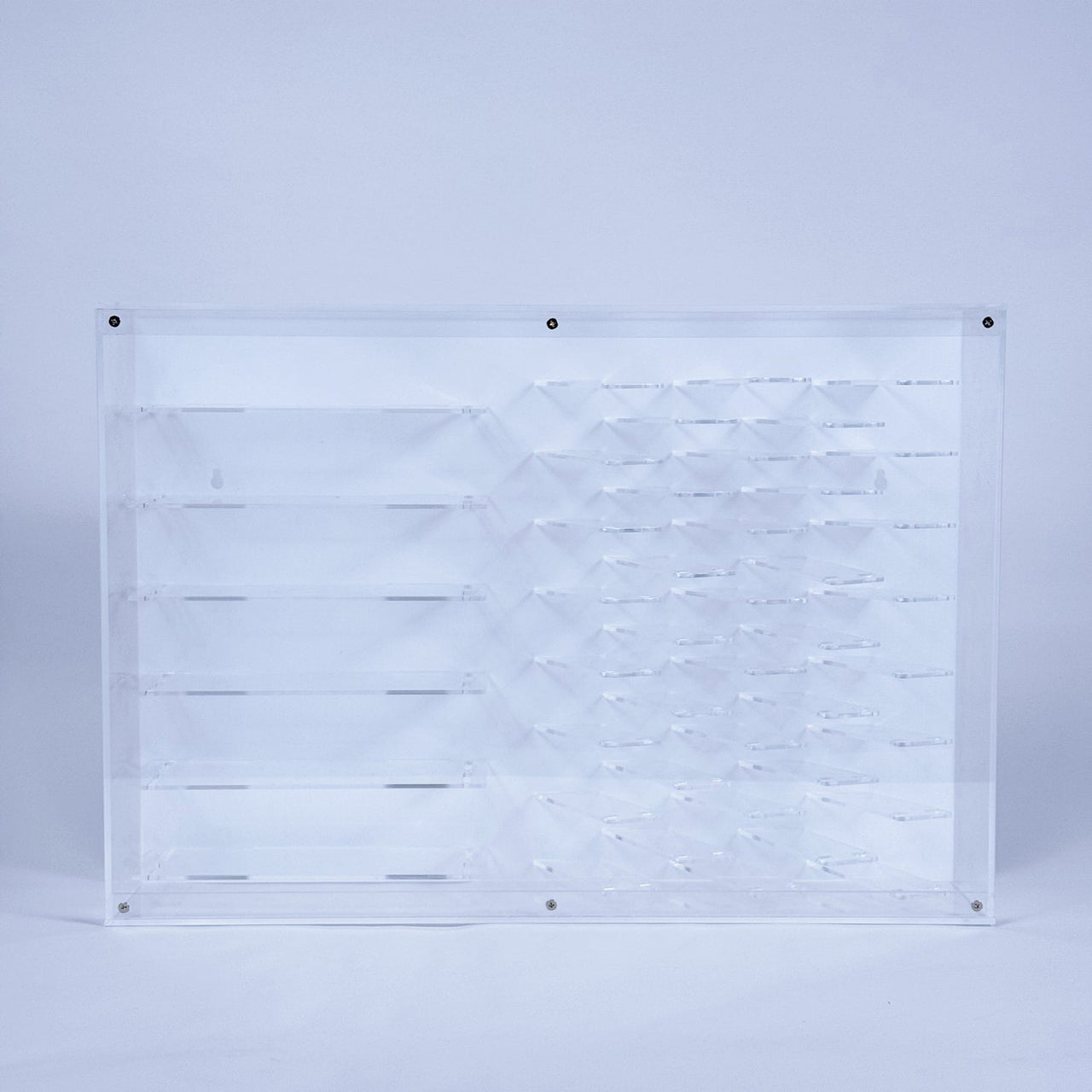 Premium 1:64 Diecast Cars Display Case for 38 Cars & Six Haulers, Hot Wheels, Tomica, Matchbox, Siku