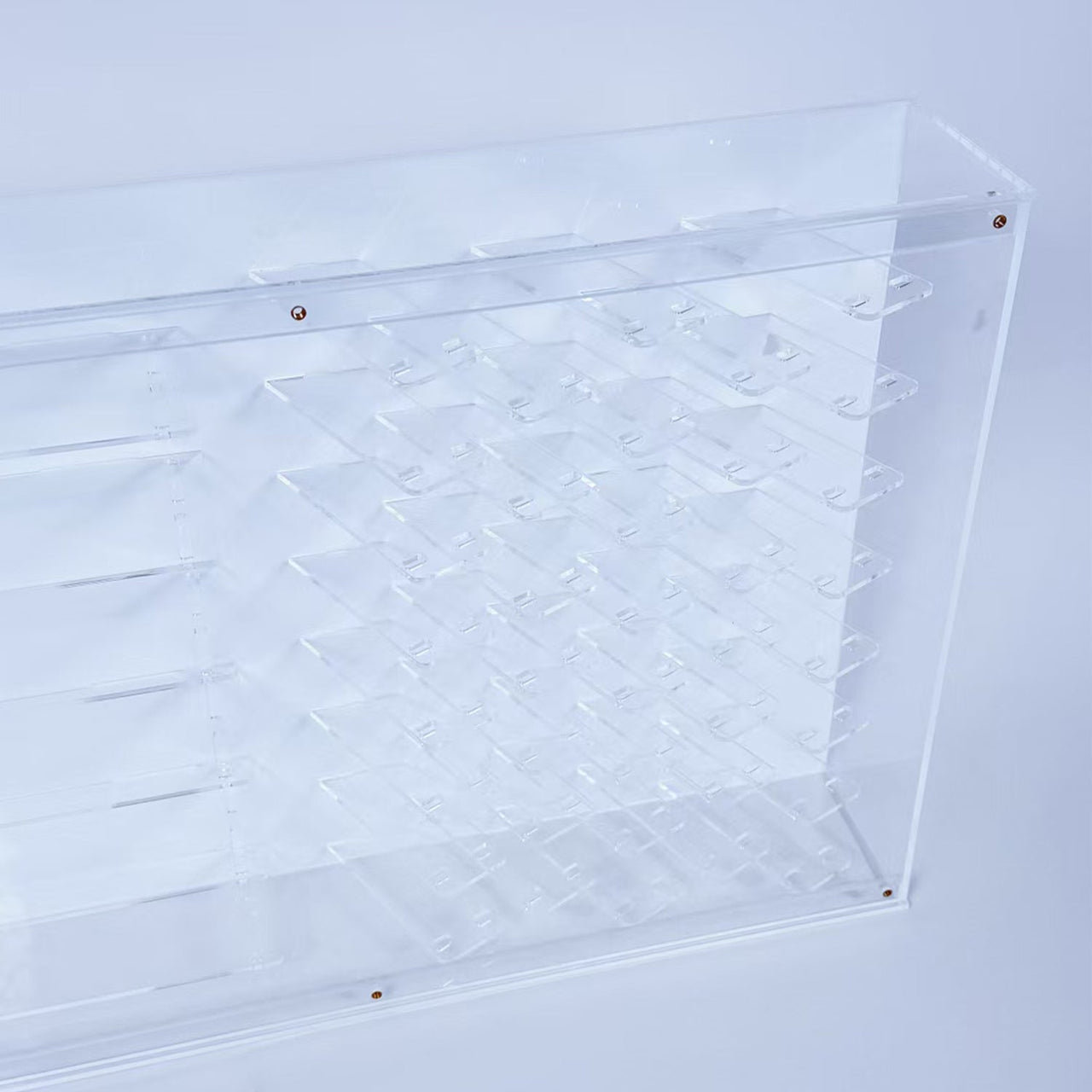 Premium 1:64 Diecast Cars Display Case for 38 Cars & Six Haulers, Hot Wheels, Tomica, Matchbox, Siku
