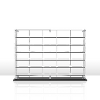Premium Horizontal Display Case for 1:64 Scale Diecast Cars, Hot Wheels, Tomica, Matchbox, Siku