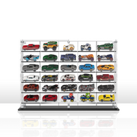 Premium Horizontal Display Case for 1:64 Scale Diecast Cars, Hot Wheels, Tomica, Matchbox, Siku