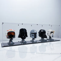 Premium Display Case for 5 x Lego Helmets