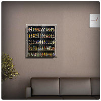 Premium 5-Tier Wall Mounted Display Cases for Lego Minifigures - 12 Minifigures Wide
