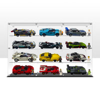 Premium Display Case for 12 x Lego Speed Champions Cars (4x3)