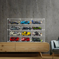 Premium Display Case for 12 x Lego Speed Champions Cars (4x3)