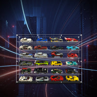 Premium Display Case for 24 x Lego Speed Champions Cars (4x6)