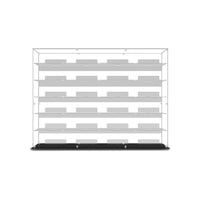Premium Display Case for 24 x Lego Speed Champions Cars (4x6)
