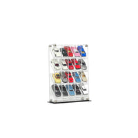Premium Vertical Display Case for 1:64 Scale Diecast Cars, Hot Wheels, Tomica, Matchbox, Siku