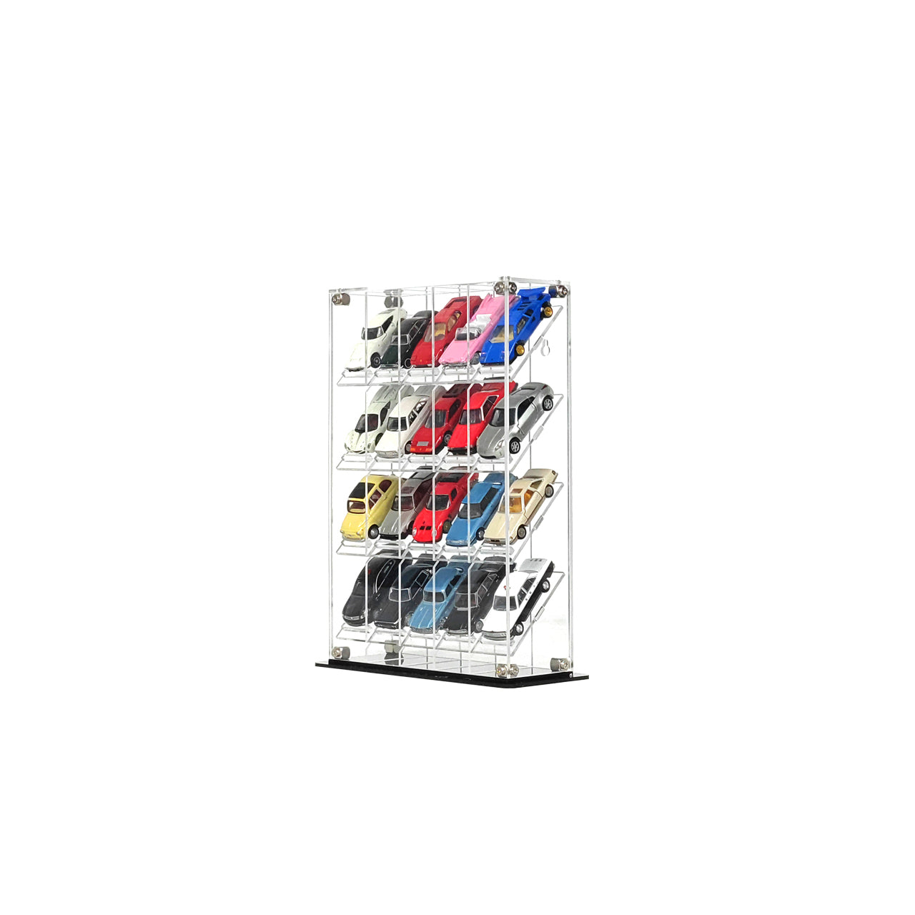 Premium Vertical Display Case for 1:64 Scale Diecast Cars, Hot Wheels, Tomica, Matchbox, Siku