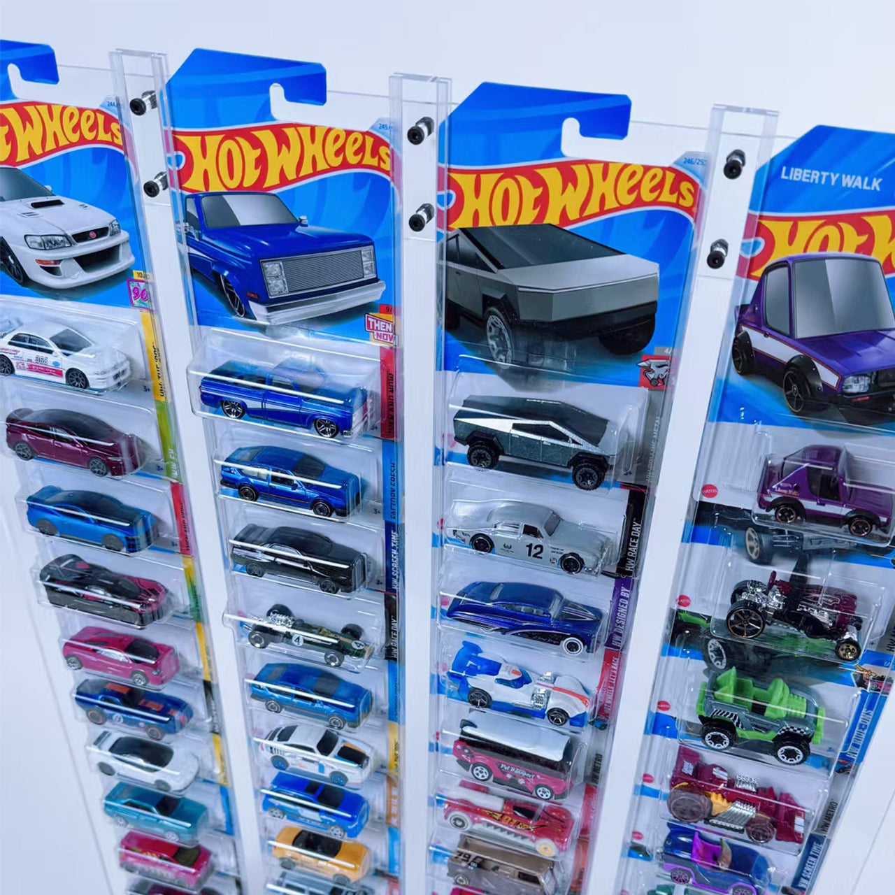 Premium Wall-Mounted Hot Wheels Cars Holder